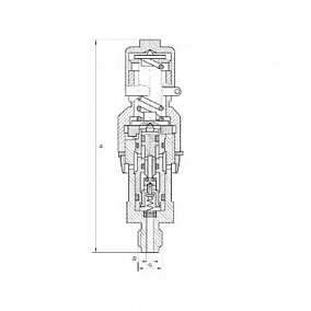 Купить клапан нержавеющий предоxранительный сигнальный штуцерный 524-35.2423 6 мм 200 кгс|см2 (ИТШЛ.49414102) в Санкт-Петербурге